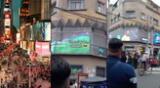 Una esquina de la calle Paruro se volvió viral por sus pantallas led.