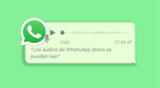 Finalmente, será posible utilizar la transcripción de mensajes de voz en WhatsApp.