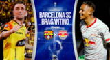 Barcelona SC y Bragantino se enfrentan por la Copa Sudamericana
