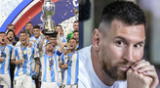 Lionel Messi captó la atención en redes sociales tras ganar la Copa América con Argentina.