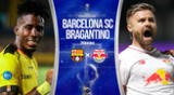 Barcelona SC jugará ante Bragantino por los playoffs de la Copa Sudamericana 2024