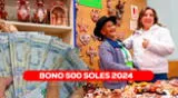 El Ministerio de Vivienda realiza la entrega del Bono de 500 soles a las familias peruanas.