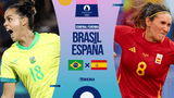 Brasil y España jugarán por las semifinales de fútbol femenino en París 2024.