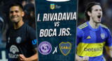 Independiente Rivadavia recibe a Boca Juniors por la Liga Profesional.