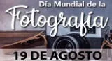 El Día Mundial de la Fotografía se celebrará el lunes 19 de agosto.