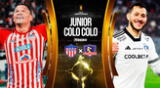 Junior vs. Colo Colo se enfrentan por la Copa Libertadores 2024.