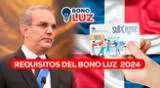 El Bono Luz se entrega mediante la tarjeta Supérate a las familias de bajos ingresos.