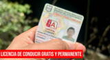 Licencia de conducir gratis y permanente en México.