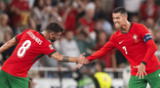 Cristiano Ronaldo le dio el triunfo a Portugal ante Escocia por la Nations League.