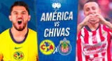 América vs Chivas juegan en vivo este sábado en el Clásico Nacional