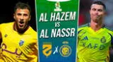 Al Hazem enfrenta a Al Nassr de Cristiano Ronaldo por la Copa del Rey de Arabia Saudí.