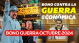 El Bono de Guerra Económica se pagará para el sector público en octubre 2024.