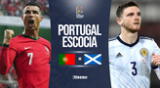 Portugal vs Escocia este martes por la fecha 4 de la UEFA Nations League 2024