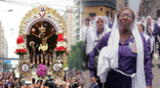 La Imagen del Señor de los Milagros casi se cae durante la segunda procesión 2024.