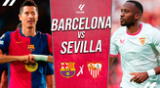 Barcelona recibe a Sevilla el domingo 20 de octubre