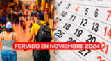 Revisa si el mes de noviembre tiene feriado, qué se celebra y quiénes descansarán.