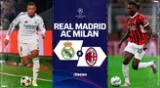 Real Madrid y Milan se enfrentan en el Bernabéu por la Champions League