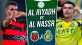 Al Nassr de Cristiano Ronaldo busca el triunfo ante Al Riyadh.