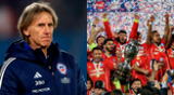 Ricardo Gareca entrena a la selección chilena desde 2024.