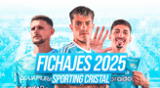 Conoce cómo va el mercado de fichajes en Sporting Cristal para la temporada 2025.