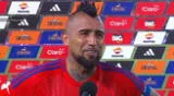 Arturo Vidal declaró tras empate de Perú ante Chile.