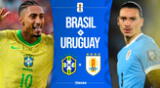 Brasil y Uruguay se enfrentan en la jornada 12 de las Eliminatorias 2026