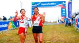 Gladys Tejeda y Jovana de la Cruz lideran el podio en cross country de los Juegos Bolivarianos.