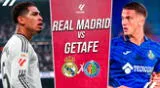 Real Madrid recibe a Getafe por la fecha 15 de LaLiga EA Sports.