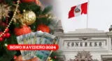 El Bono Navideño 2024 está dirigido exclusivamente a los trabajadores del Congreso y legisladores.