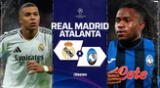 Real Madrid juega contra  Atalanta por la Champions League