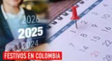 Puentes festivos en Colombia para el 2025.