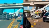 El impactante momento del accidente aéreo en Texas, Estados Unidos.