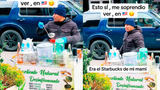 El emprendedor ha ganado popularidad en redes sociales, especialmente tras un viral de TikTok que atrajo a más clientes interesados en probar este nutritivo producto peruano.