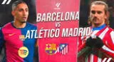 Barcelona vs. Atlético Madrid juegan por el primer lugar de LaLiga