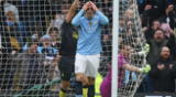 Manchester City sigue sin ganar y Erling Haaland falló un penal