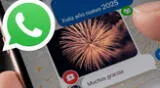 Como programar mensajes en WhatsApp para saludo Año Nuevo 2025.