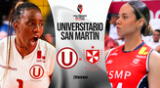 Universitario juega contra San Martín por la cuarta fecha de la Liga de Vóley