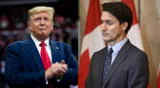 Donald Trump insistió en que Canadá debería unirse a Estados Unidos, dando a entender que serían una gran nación. Donald Trump insistió en que Canadá debería unirse a Estados Unidos, dando a entender que serían una gran nación.