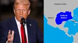 Trump desafía el Golfo de México con posible cambio de nombre.