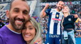 Hernán Barcos y su pareja sorprendieron a diversos hinchas de Alianza Lima.