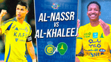 Al Nassr de Cristiano Ronaldo visita a Al Khaleej por la Liga Profesional Saudí.