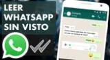 Conoce cómo leer un  mensaje de WhatsApp sin que se active el doble check azul en la aplicación.