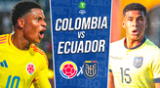 Sigue todos los detalles del Colombia vs. Ecuador por el Sudamericano Sub 20.