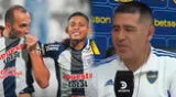 Riquelme se rinde ante 3 jugadores de Alianza Lima.