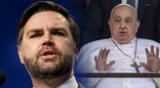 J.D. Vance lamentó fallecimiento del Papa. J.D. Vance lamentó fallecimiento del Papa.
