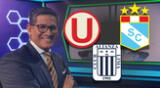 Erick Osores llenó de elogios a Universitario de Deportes