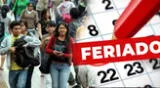 El 30 de abril no es feriado en el país, según el calendario del Estado peruano.