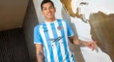 Joao Grimaldo con camiseta de Riga FC de Letonia Joao Grimaldo con camiseta de Riga FC de Letonia