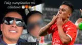 El jugador de Cienciano saluda a su hijo con Pamela López por su cumpleaños. El jugador de Cienciano saluda a su hijo con Pamela López por su cumpleaños.