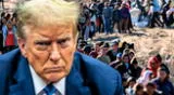 Trump lanzó duro mensaje sobre los migrantes ilegales en Estados Unidos.